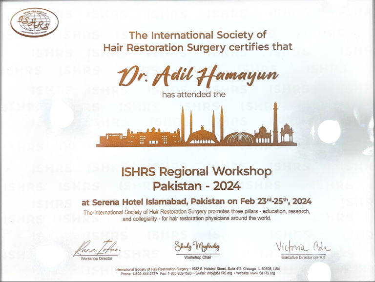 Best Hair Transplant Surgeon in Peshawar