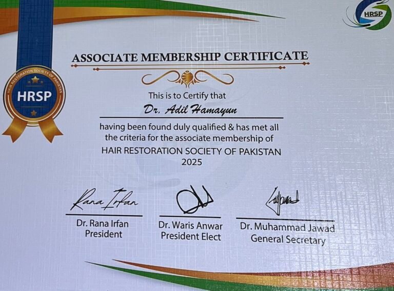 Best Hair Transplant Surgeon in Peshawar